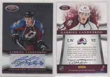 2012-13 Certified Certified Signatures Gabriel Landeskog #CS-LAN Auto