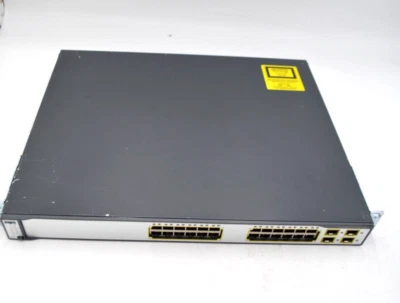 Cisco WS-C3750G-24TS-S1U 24 Gigabit Port Layer 3 Switch  - Image 1 of 4