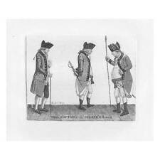 EDINBURGH Captains City Guard; Pitcairn Robertson Pillans-Print 1786 by John Kay