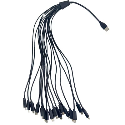 USB 2.0 Type A Male to 16 Multi Micro USB Male 16 in 1 Splitter Charger Cable - Image 1 of 4