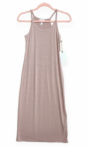 VETEMENTS Leith Midi Body Con Dress Womens Size Small Mauve Pink NWT