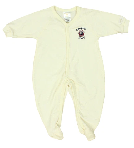 NHL Infant New York Rangers Retro Sleeper Pajamas, Cream Cover