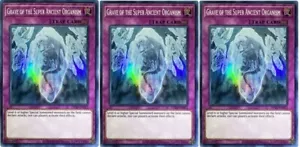 *** 3X GRAVE OF THE SUPER ANCIENT ORGANISM 3X *** SUPER RARE OP20-EN012 YUGIOH! - Picture 1 of 1