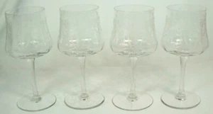 CLEO CAMBRIDGE ERA DEPRESIÓN ELEGANTE VIDRIO 4 VASOS DE AGUA 9 OZ CRISTAL - Imagen 1 de 6