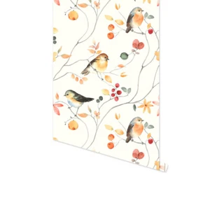 18"x117" Floral & Bird Peel and Stick Removable Self-Adhesive Wallpaper 239# - Picture 1 of 12