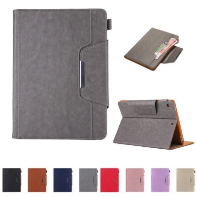 Case for Apple iPad 6th 7th 8th 9th 10th 11th Generation Stand Cover w/ Pocket - Image 1 of 4
