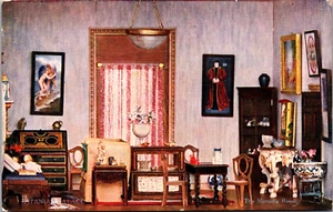 Großbritannien Irland Titania's Palace The Morning Room Vintage Postkarte B174 - Bild 1 von 2