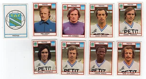 PANINI FOOTBALL 76  emblème de Troyes l'entraineur et 7 joueurs /RU219 - Imagen 1 de 2