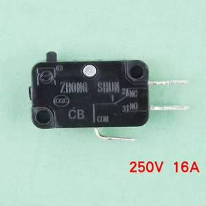Juego de microinterruptores de alta potencia 16A 250V de 5 piezas aptos para microondas arrocera eléctrica - Imagen 1 de 5