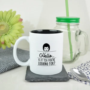 Hello, Is It Tea You're Looking For? 350ml Coffee Mug Funny Lionel Richie Gift - Picture 1 of 17