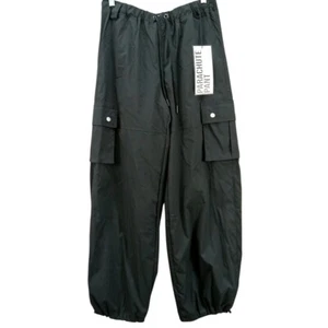 Pantalones Joggers Grunge Almost Famous Jr. Talla M Cintura Elástica Negra Paracaídas Nuevos con Etiquetas - Imagen 1 de 9