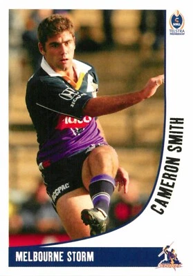 Tarjeta de novato Melbourne Storm NRL 2003 Daily Telegraph - Cameron Smith Foto 1 de 3