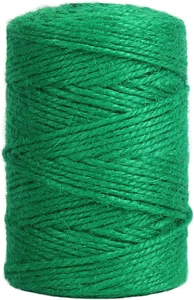 Vivifying Garden Twine 328 Feet 3mm Green Plant Ties Strong Jute Twine Stri... - Picture 1 of 9