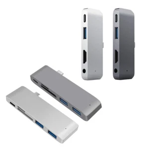 USB C Hub Type C Hub Multiport Adapter 4/5 in 1 USB C Docking Station with USB - Photo 1/12