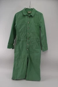 Madewell Womens Denim Long Sleeved Coveralls Jumpsuit Green Size S - Picture 1 of 7