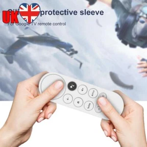 Anti Lost TV Remote Control Cover for Google TV/Google Chromecast 2020 (White) - Afbeelding 1 van 10