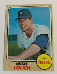 1968 Mickey Lolich # 414 Detroit Tigers Topps Baseball Card - Picture 1 of 2