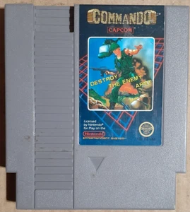 Solo cartuccia Commando (Nintendo NES, 1990) in ottime condizioni e testato - Foto 1 di 2