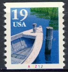 Fishing Boat Type 1 Printed with Coarse Dots PNC1 PL A1212 Scott's 2529 MNH - Picture 1 of 2