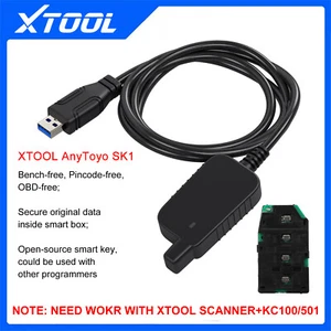 XTOOL Anytoyo SK1 Fit For Toyota 8A/4A Smart K/y Programming Work With KC100/501 - Picture 1 of 10