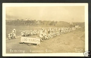 Guantanamo rppc Shooting Practices Soldiers ca 1910 - Bild 1 von 1