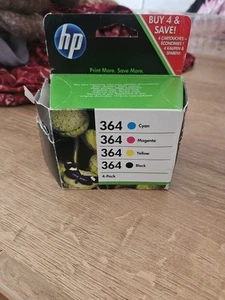 HP364 Original 4 Pack Ink Cartridges for HP 364 3070 5510 6510 CN245B SD534EE - Zdjęcie 1 z 4
