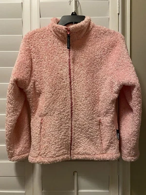 Black Diamond Womens Polartec Fleece Jacket Zipper Front Small Pink Made in USA - Image 1 of 4
