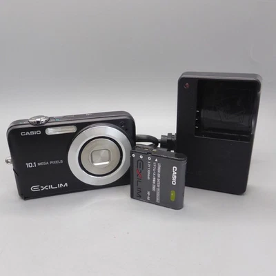 Casio Digital Camera Exilim EX-Z1080 10.1MP Black Tested - Image 1 of 4