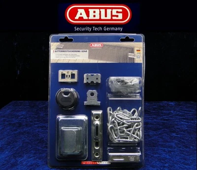 ABUS GS40 Gitterrostsicherung, Set für ein Gitter, Kellerschacht Sicherung GS 40 - Bild 1 von 4