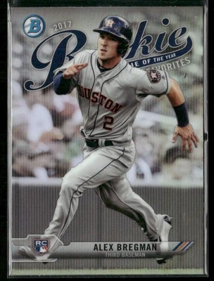 2017 Bowman - Rookie Of The Year Refractors #ROYF-3 Alex Bregman RC - Image 1 of 2
