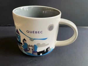 Taza Icon Starbucks Quebec "You Are Here" YAH 14 OZ Serie Retirada 2017 - Imagen 1 de 3