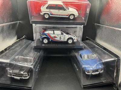 Lotto 1/24  Hachette  Citroen Visa GTI, Fiat 2300, SAAB 96 e Ford Focus WRC box - Immagine 1 di 4