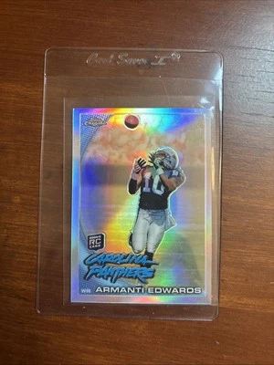 2010 Topps Chrome Armanti Edwards #C136 Refractor RC Rookie Panthers - Image 1 of 2
