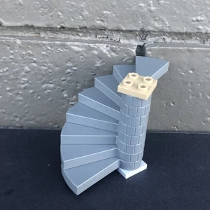 Lego Stairs Spiral Step Full Staircase 8 Steps For Hogwarts, Hobbit, LOTR 9472 - Picture 1 of 6