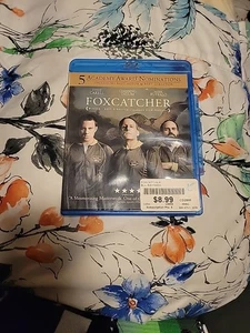Foxcatcher Blu-ray Movie With Slip Cover Steve Carell Channing Tatum - Picture 1 of 3