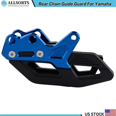 CNC Rear Chain Guide Guard For Yamaha YZ250FX YZ250X YZ450FX WR250F WR450F Blue - Image 1 of 4