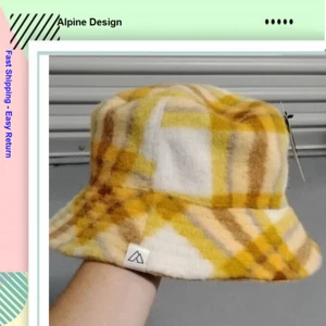 Alpine Design Women's Brushed Bucket Hat, Pumpkin Patch Plaid, One Size - Picture 1 of 1
