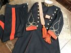 Y3395 uniforme de cour de l'armée impériale japonaise Y3395 ensemble supérieur bas ceinture japonaise vintage Seconde Guerre mondiale