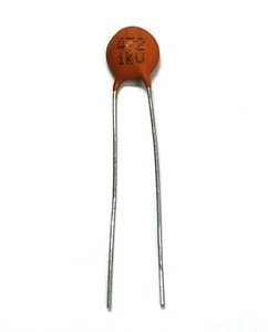 100pc Disc Ceramic Capacitor 472 4700pF 1KV 1000V +/-20% Z5U RoHS Taiwan - Picture 1 of 3