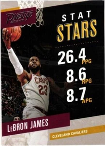 2017-18 Prestige Stat Stars - LeBron James (#1) Los Angeles Lakers - Picture 1 of 1