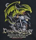 Deal's Gap Motorcycle Resort Dragon Slayer Black Graphic T Shirt Size Xl X-Large