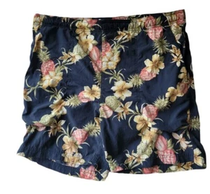 Tommy Bahama Paradise Nation Black Swim Trunks Shorts Lined Mens Size Medium - Picture 1 of 6