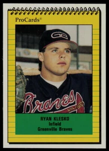 1991 ProCards Ryan Klesko Greenville Braves - Picture 1 of 2