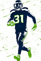 POSTER 24x36 Kam Chancellor Seattle Seahawks Football Art Wall Room Poster 