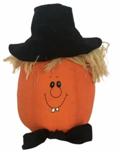 Overly Raker Pumpkin Jack-O-Lantern Halloween Decoration Shelf Sitter Home Decor - Picture 1 of 9