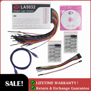 USB Logic Analyzer Kit 32 Channels 500MHz Sample Rate 80MHz Bandwidth LA5032 top - Picture 1 of 9
