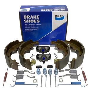 Fits Jeep Cherokee XJ Rear Brake Shoe Drum Overhaul Kit - Picture 1 of 3