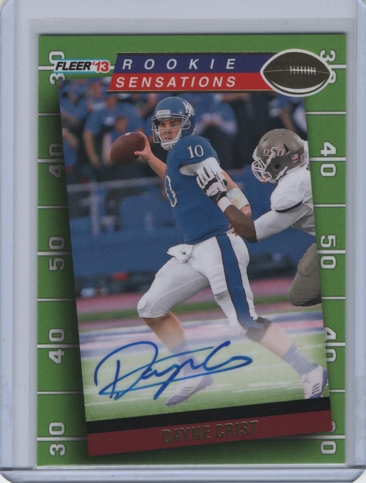 2013 Fleer Retro Rookie Sensatons Autograph #RS-25 Dayne Crist - Image 1 of 1