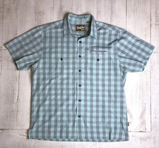 Howler Bros Mens Medium Plaid Button Down Short Sleeve