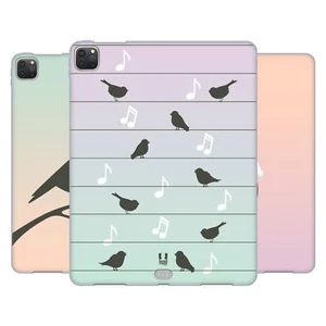 HEAD CASE DESIGNS BIRDS OF MUSIC SOFT GEL CASE FOR APPLE SAMSUNG KINDLE - Picture 1 of 10